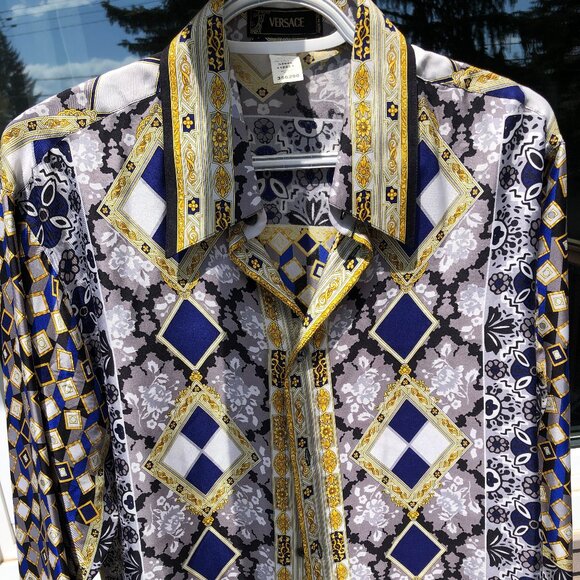 Versace Silk Dress Shirt - Picture 1 of 3
